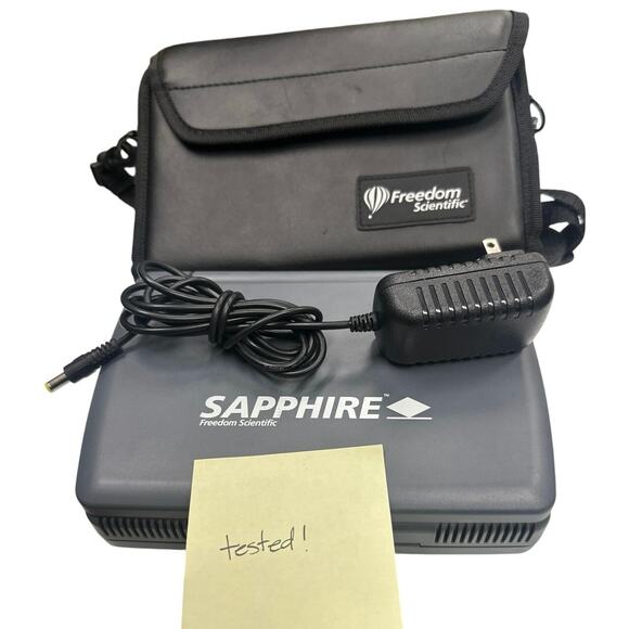 Freedom Scientific Sapphire Portable Magnifier Works - Picture 3 of 3